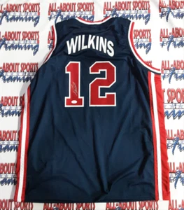Dominique Wilkins Authentic Signed Pro Style Jersey Autographed JSA R1 - Picture 1 of 6