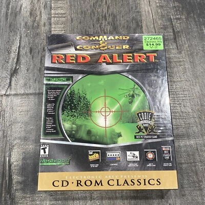 Command & Conquer: Red Alert Big Box PC Game Windows BOX LOOKS GOOD NEW SEALED - Image 1 of 4