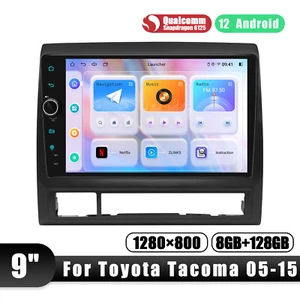 HD 8+128GB 9 Inch Android 12 Plug & Play Head Unit For Toyota Tacoma 2005-2015 - Picture 1 of 16