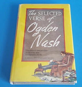 THE SELECTED VERSE OF OGDEN NASH 191 MODERN LIBRARY with Adjustable Jacket Cover - Imagen 1 de 12