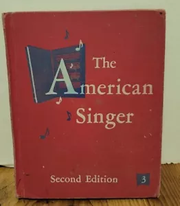The American Singer Book 3 Second Ed. 1960 Homeschool - Imagen 1 de 8