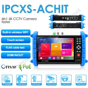 Rsrteng IPCXS-ATCHI 12MP IP CCTV Tester Camera Monitor 4K CVI TVI AHD CVBS SDI - Picture 1 of 11