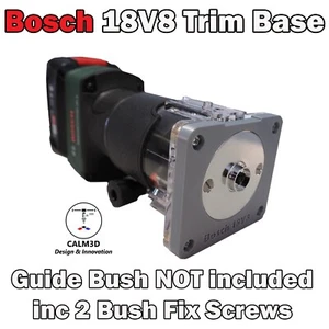 Bosch 18V-8 Base router di assetto compatibile per boccole guida in ottone 35 mm - INC P&P - Foto 1 di 11