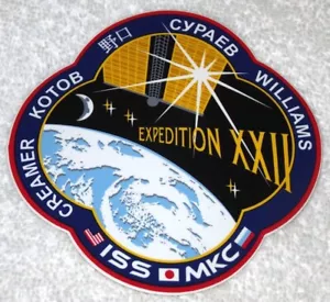 ISS Expedition 22 Int'l Space Station Research Official NASA Patch Sticker - Picture 1 of 2