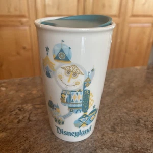 Bicchiere Disney Starbucks nuovo con etichetta Smallworld Disneyland Resort - Foto 1 di 5
