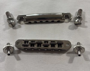 2017 Gibson SG Special Tune-O-Matic Bridge Stopbar Tailpiece Chrome w/ HW - Picture 1 of 21