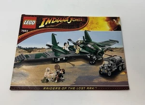LEGO 7683 Indiana Jones Fight On The Flying Wing - INSTRUCTION MANUAL ONLY - Picture 1 of 3