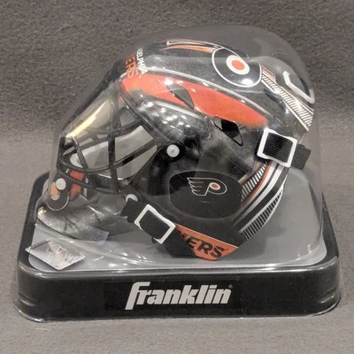 Máscara de mini portero Philadelphia Flyers NHL hockey Franklin réplica deportiva Foto 1 de 4