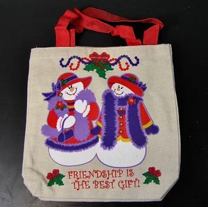 Red Hat Society Christmas Edition  Small Tote Bag , NEW - Picture 1 of 2