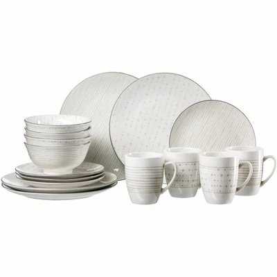 Ritzenhoff & Breker Combination Set Lahti 16-Piece, Dinnerware Set, Porcelain, White 436440 - Image 1 of 4