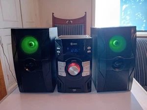 ONN IHB613 Micro HiFi Stereo CD Radio Bluetooth Speakers AUX Music Player USB - Picture 1 of 12