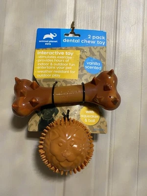Animal Planet Juego de 2 Bolas Interactivas 3” y Hueso 6” Perro You With Squeaker Foto 1 de 4