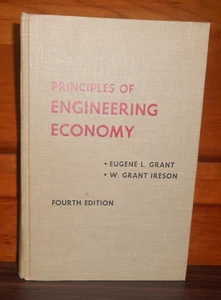 1964 Principles Of Engineering Economy 4th Ed. Eugene L. Grant, W. Grant Ireson - Picture 1 of 6