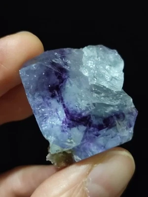 25g lila Fluorit aus Yaogangxian, China, Heilstein, Naturstein, Fengshui, Chakra - Bild 1 von 4