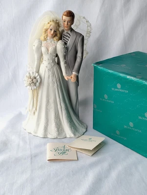 Topper de pastel musical vintage 1987 boda marzo 9". Hecho en México Nuevo Foto 1 de 4