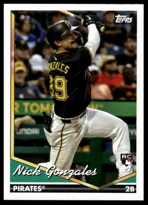 Nick Gonzales 2024 Topps Archives #227 Pittsburgh Pirates - Image 1 of 2