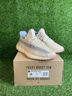 Adidas Yeezy Boost 350 V2 Lino Hombres Tenis Zapatos Talla 10M FY5158 LIMPIO Foto 1 de 4