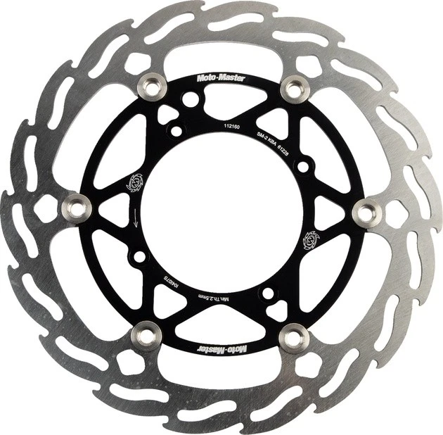 Rotor de freno delantero de aluminio flotante Moto-Master Flame 260 mm negro #112160 KTM Foto 1 de 1