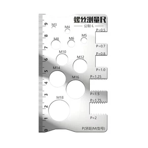 High Accuracy Screw Thread Gauges Accessory For Determining Drill Bit Tap Size - Picture 1 of 8