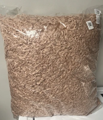 Pottery Barn Teen Rose pele sintética Mng blush bolsa feijão capa grande 41" nova com etiquetas - Imagem 1 de 4