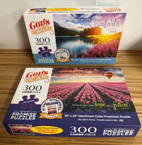 Puzzle grandi pezzi paesaggio fiera promessa speranza - 300 pezzi 18" x 24" - 2 - Foto 1 di 7