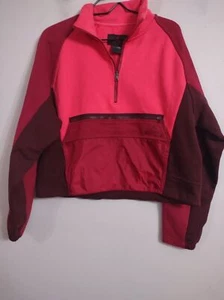 Jordan 23 Fleece Top Pullover Sweater Red Women Medium - Picture 1 of 7