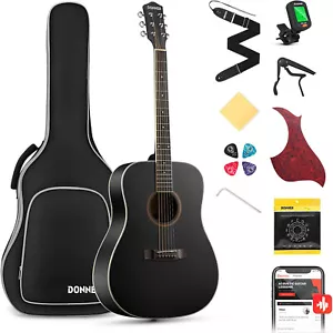 Donner Akustikgitarre Set in voller Größe Akustik Gitarre 4/4 Anfänger - Bild 1 von 5