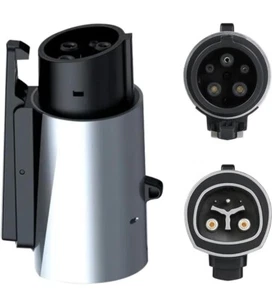 TESLA To J1772 EVs CHARGING ADAPTER w/SECURITY LOCK - Picture 1 of 12