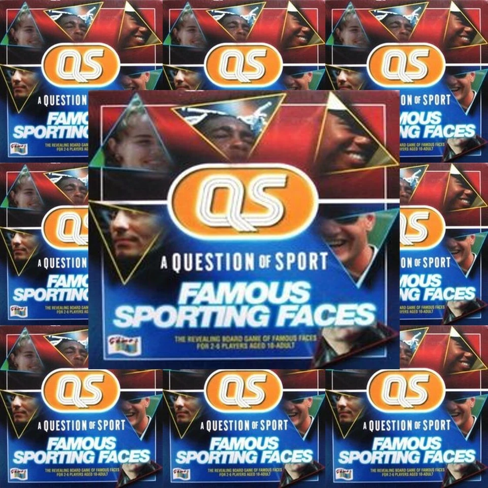 Question Of Sport Famous Faces Inc Football Quiz Single Picture Cards – Various - Image 1 of 1