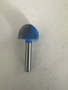 1/4 Zoll x 7/8 Zoll Holzbearbeitung Nuten Doppel 2 Flöten Cutter Cove Box Bit - Bild 1 von 6