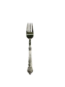 Neiman Marcus Godinger PLUME Silverplated Cold Meat Serving Fork - Picture 1 of 4