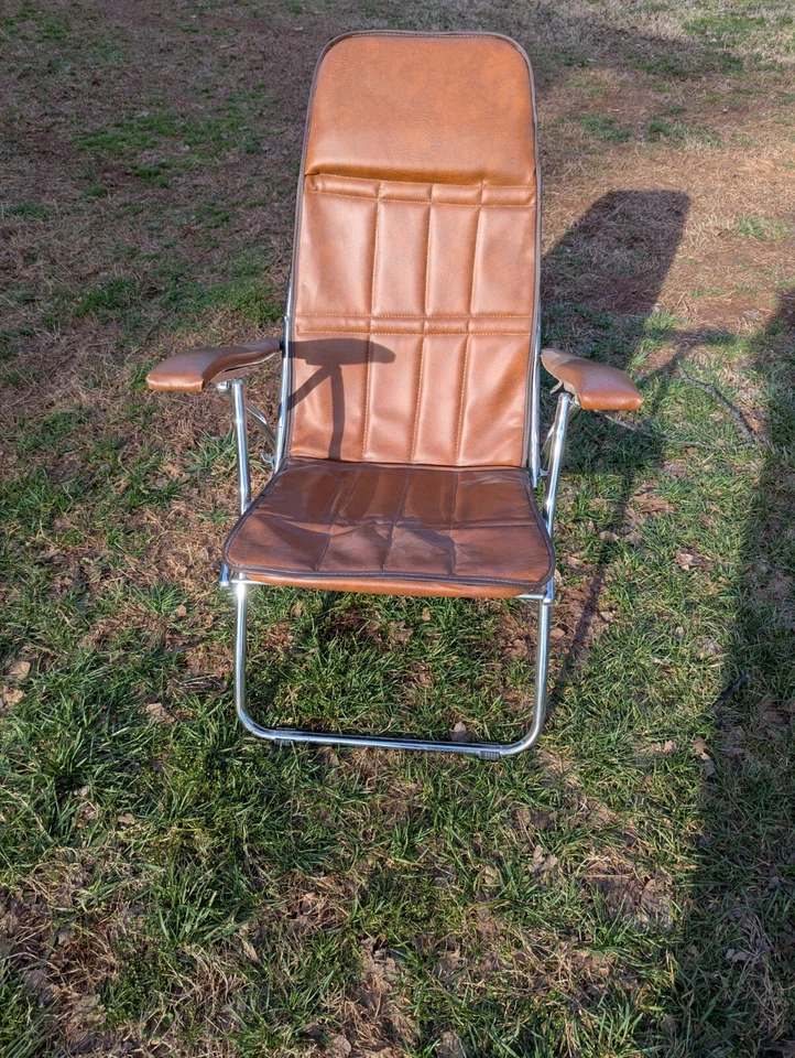 Sillón plegable MCM Mid Century MOD METAL ¡MIRA! Foto 1 de 4