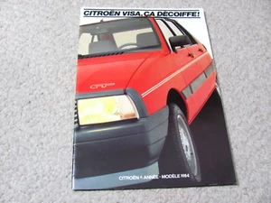 1983 CITROEN VISA (FR) SALES BROCHURE . - Picture 1 of 3