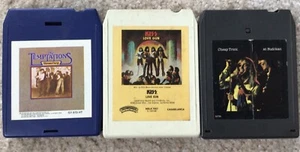 8 TRACK TAPES KISS, TEMPTATIONS, CHEAP TRICK IN GOOD CONDITION UNTESTED - Picture 1 of 8