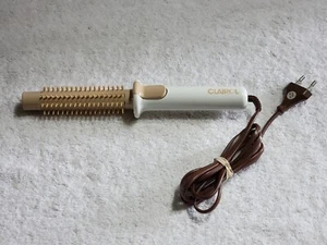 VINTAGE CLAIROL FLEXIBRUSH HEATED CURLING BRUSH IRON DENMARK *FOREIGN PLUG* BC3 - Picture 1 of 5