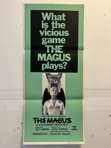 Póster raro de la película australiana de The Magus años 60 thriller de terror oculto - Imagen 1 de 6