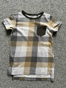 NEXT Boys Multicoloured Check Casual Top Age 4 Years - Picture 1 of 6