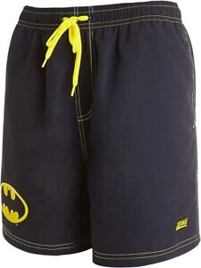 Zoggs Mens Batman Swimming Trunks Size S M L XL 2XL Swim Shorts Super RRP £30