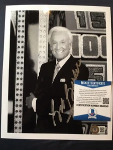 Foto autografiada de Bob Barker de 8x10 firmada precio es la imagen correcta certificado de autenticidad Beckett - Imagen 1 de 2