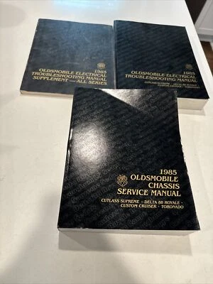 1985 Oldsmobile Cutlass Supreme Toronado Factory Service Repair Manuals  - Image 1 of 4