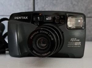 Pentax IQZoom 105WR Kamera 35mm Film Point & Shoot wetterfest funktioniert lesen - Bild 1 von 6