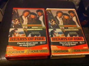 Hearts of Fire VHS Bob Dylan Fiona Rupert Everett Ian Dury no DVD Village video - Foto 1 di 5