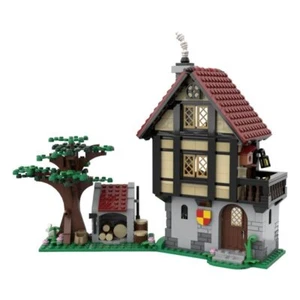 Custom MOC-82740 Medieval House 524 Parts for Age 10+ Birthday Present - Picture 1 of 3