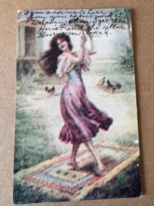 Postal: Bailarina gitana, publicada en 1908 - Imagen 1 de 2
