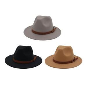 Cappello Fedora con fibbia per cintura Cappello elegante Comodo cappello