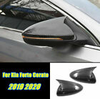 For Kia Forte Cerato K3 2019 21 Abs Carbon Fiber Side Rearview Mirror Cover Trim