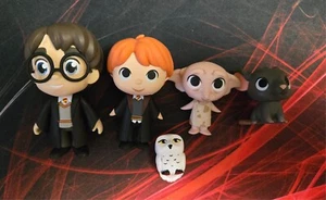 HARRY POTTER Funko Figure Lot- Harry, Ron, Dobby, Hedwig, Scabbers 2018 - Picture 1 of 15