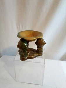 Vintage Majolica Fish Essential Oil Burner/Majolica. Beautiful Condition - Picture 1 of 9