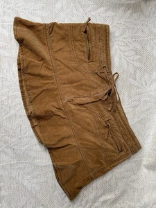 Y2K Hollister Brown Corduroy Mini Skirt Women's Size 5 Vintage - Picture 1 of 8