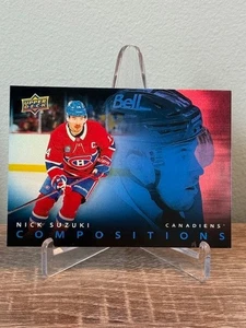 2025-26 Upper Deck Series 1 Compositions Nick Suzuki CMP-8 Montreal Canadiens - Picture 1 of 2